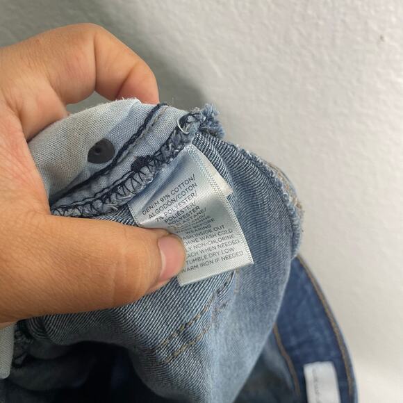 Ann Taylor LOFT Womens Jeans Size 29 Denim Blue Curvy Skinny Dark Wash Casual - Picture 7 of 15